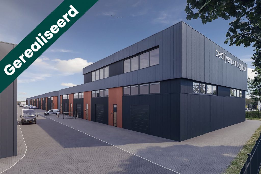 Een nieuw te bouwen bedrijfspand voor de verhuur