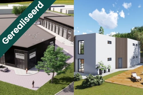 Een nieuw te bouwen bedrijfsunit en een recreatiewoning voor de verhuur
