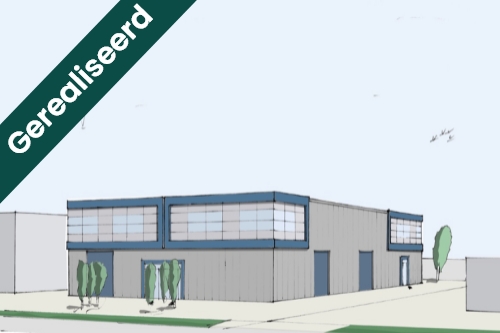 Nieuwbouw bedrijfsunit voor de verhuur