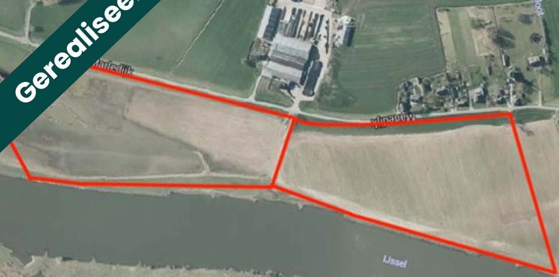 Twee percelen landbouwgrond (ca. 15,5 ha) voor eigen gebruik