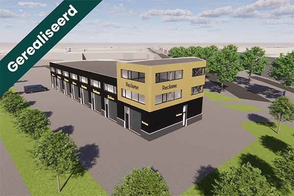 Hypothecaire lening op twee nieuw te bouwen bedrijfsunitsmet eigen parkeerplaatsen bestemd voor de verhuur