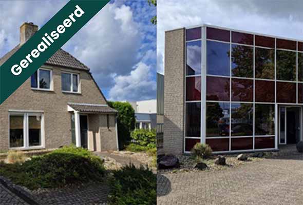 Hypothecaire lening op een bedrijfspand met bedrijfswoning en 6 parkeerplaatsen bestemd voor eigen gebruik