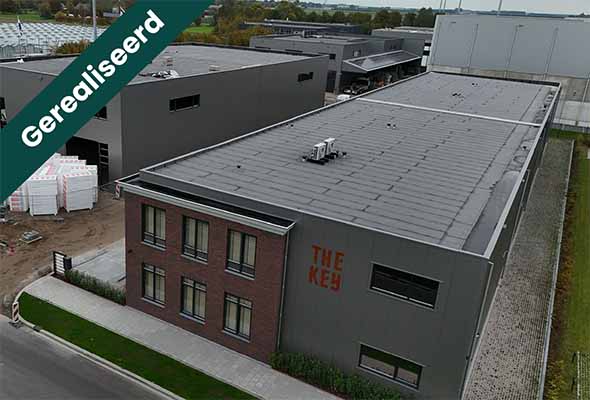 Hypothecaire lening op een nieuwe bedrijfsunit met drie eigen parkeerplaatsen bestemd voor eigen gebruik