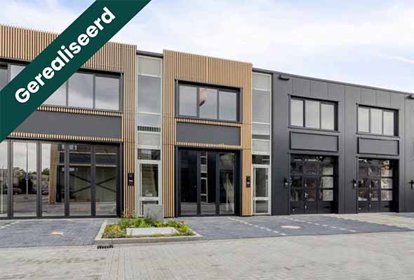 Hypothecaire lening op een recent opgeleverde bedrijfsunit met twee eigen parkeerplaatsen bestemd voor de verhuur