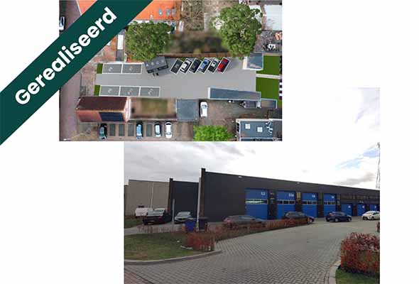 Hypothecaire lening op een opslagbox, een motorstallingen 5 parkeerplaatsen bestemd voor de verhuur en een bedrijfsunit voor eigen gebruik