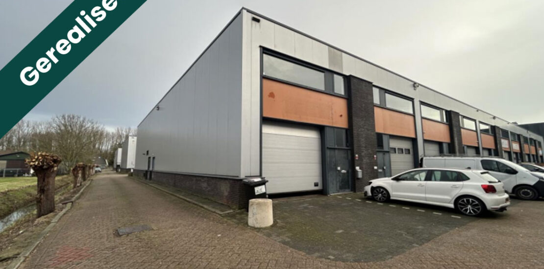 Hypothecaire lening op een verhuurde bedrijfsunit met twee parkeerplaatsen