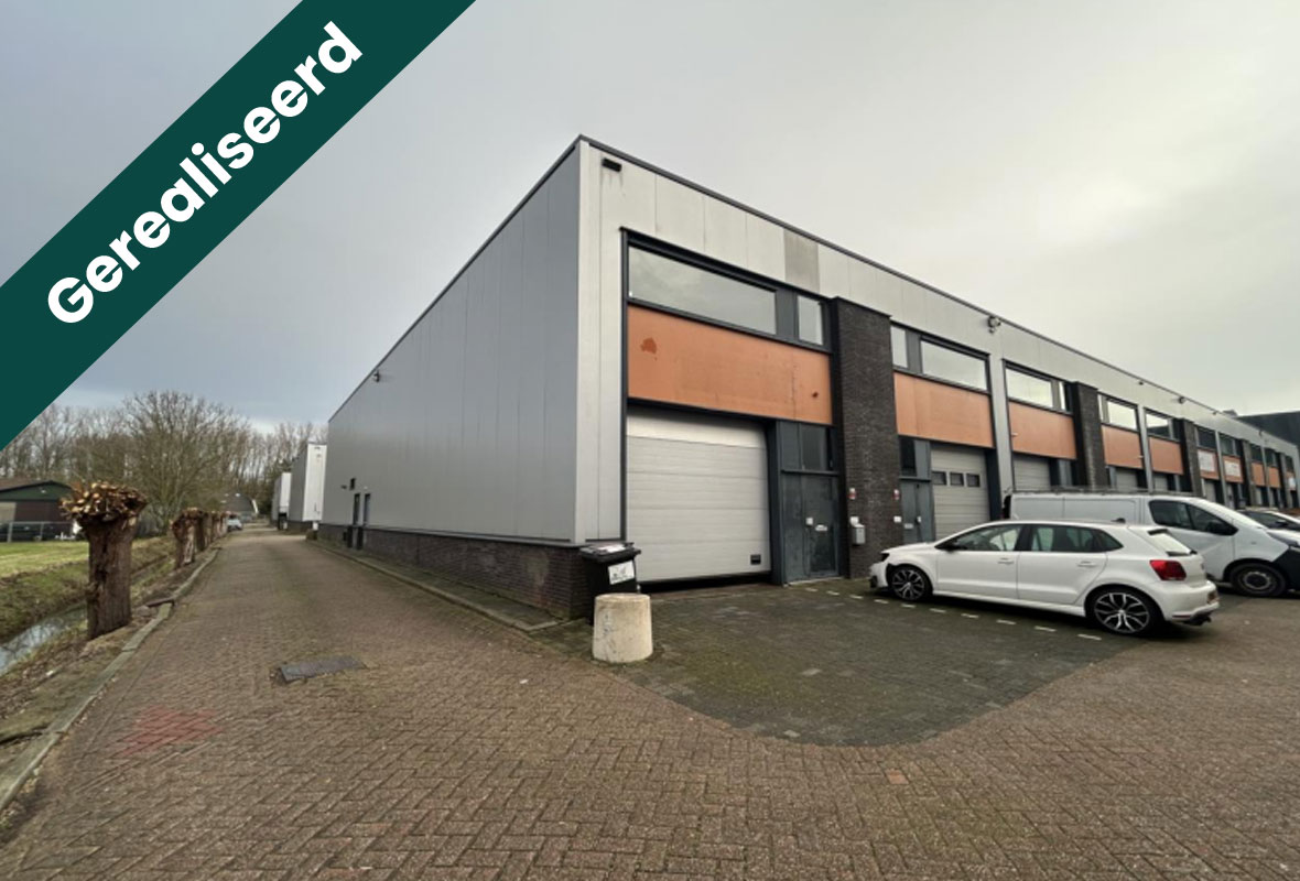 Hypothecaire lening op een verhuurde bedrijfsunit met twee parkeerplaatsen