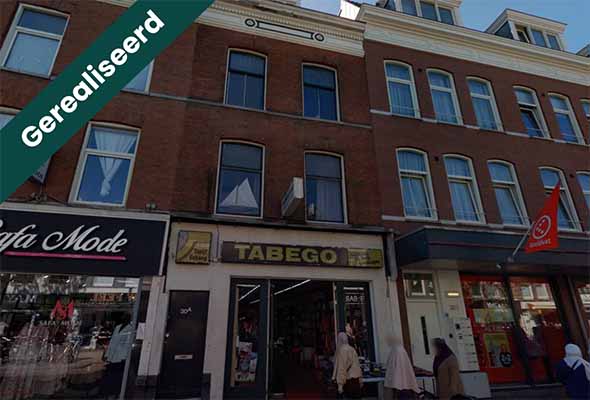 Hypothecaire lening op een commerciële ruimte voor eigen gebruik met twee bovenwoningen
